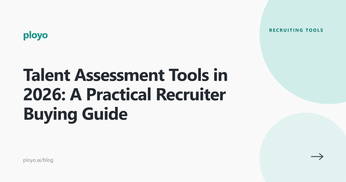 Cover illustration for the Ployo article on choosing talent assessment tools in 2026