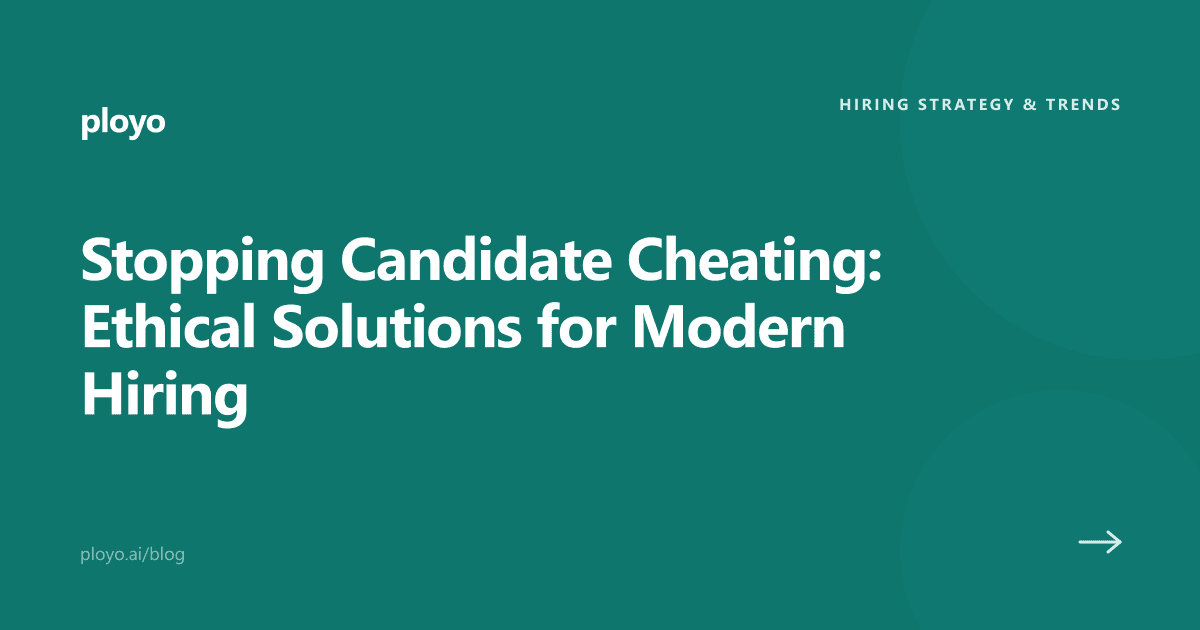 Illustration of ethical solutions for detecting dishonest candidates during hiring