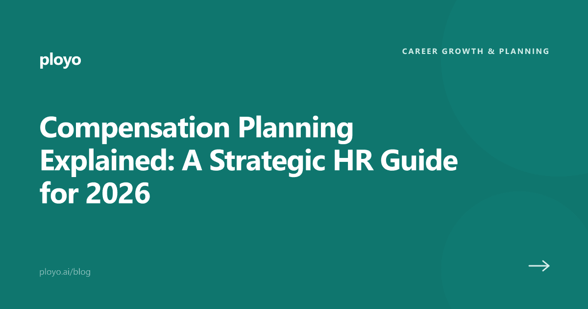 Cover illustration for the Ployo article on strategic compensation planning