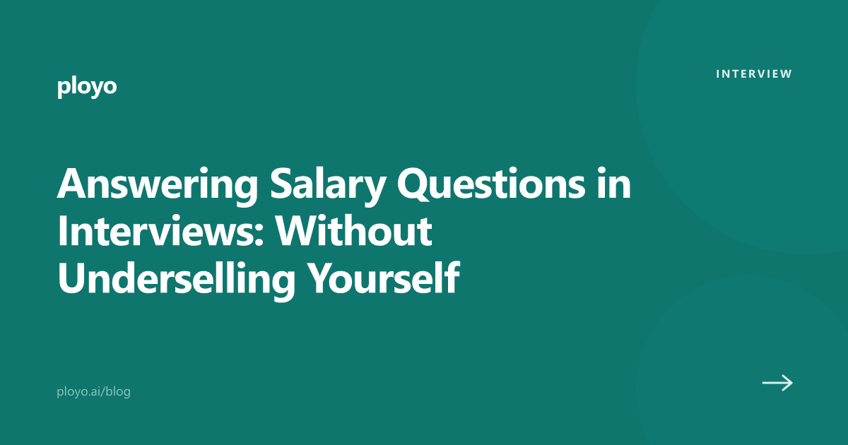 Illustration for a guide on answering salary questions in job interviews