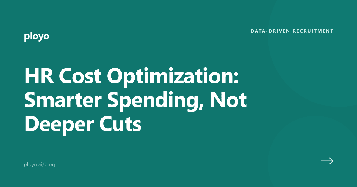 Illustration for the Ployo article on smarter HR cost optimization strategies