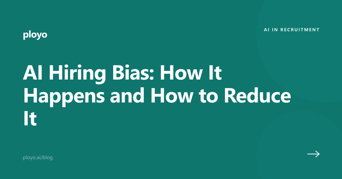 Illustration representing bias hidden inside an AI hiring algorithm