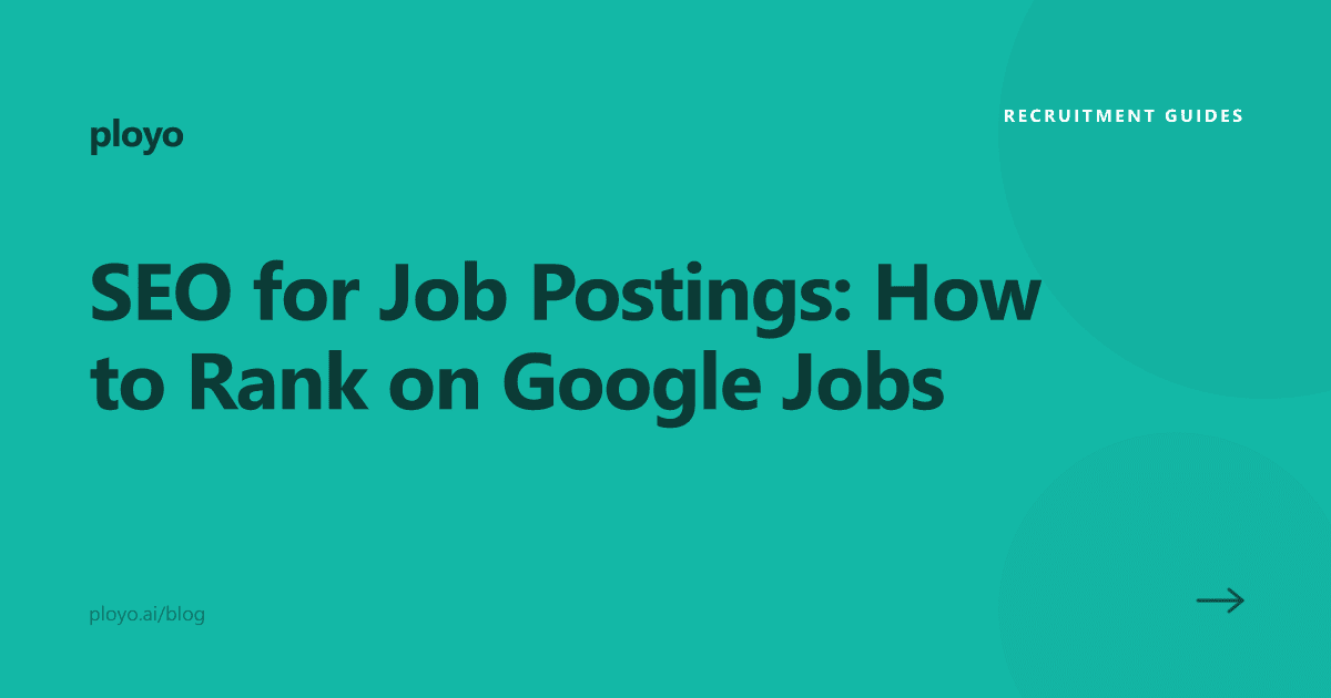 Illustration for a guide on SEO for job postings and ranking on Google Jobs