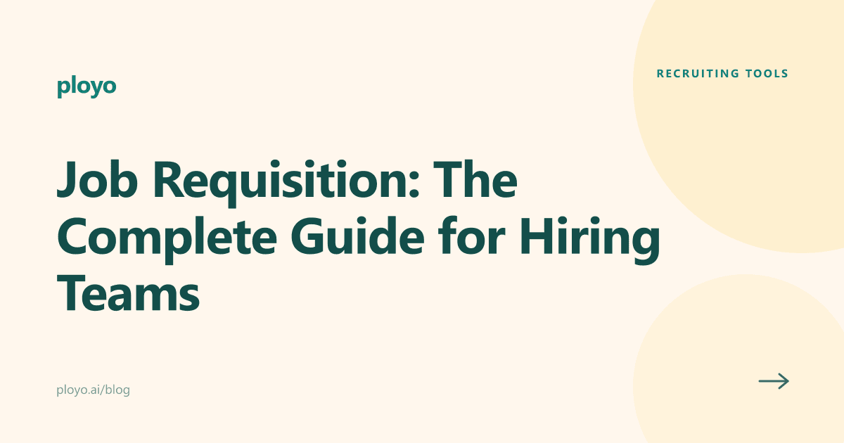 Illustration for the Ployo guide on writing a job requisition for hiring teams