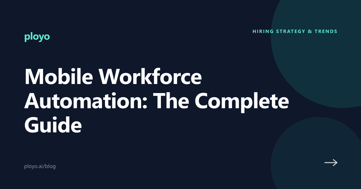 Mobile workforce automation cover art