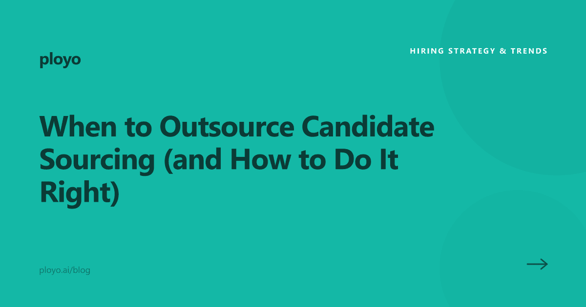 Outsourced candidate sourcing cover art